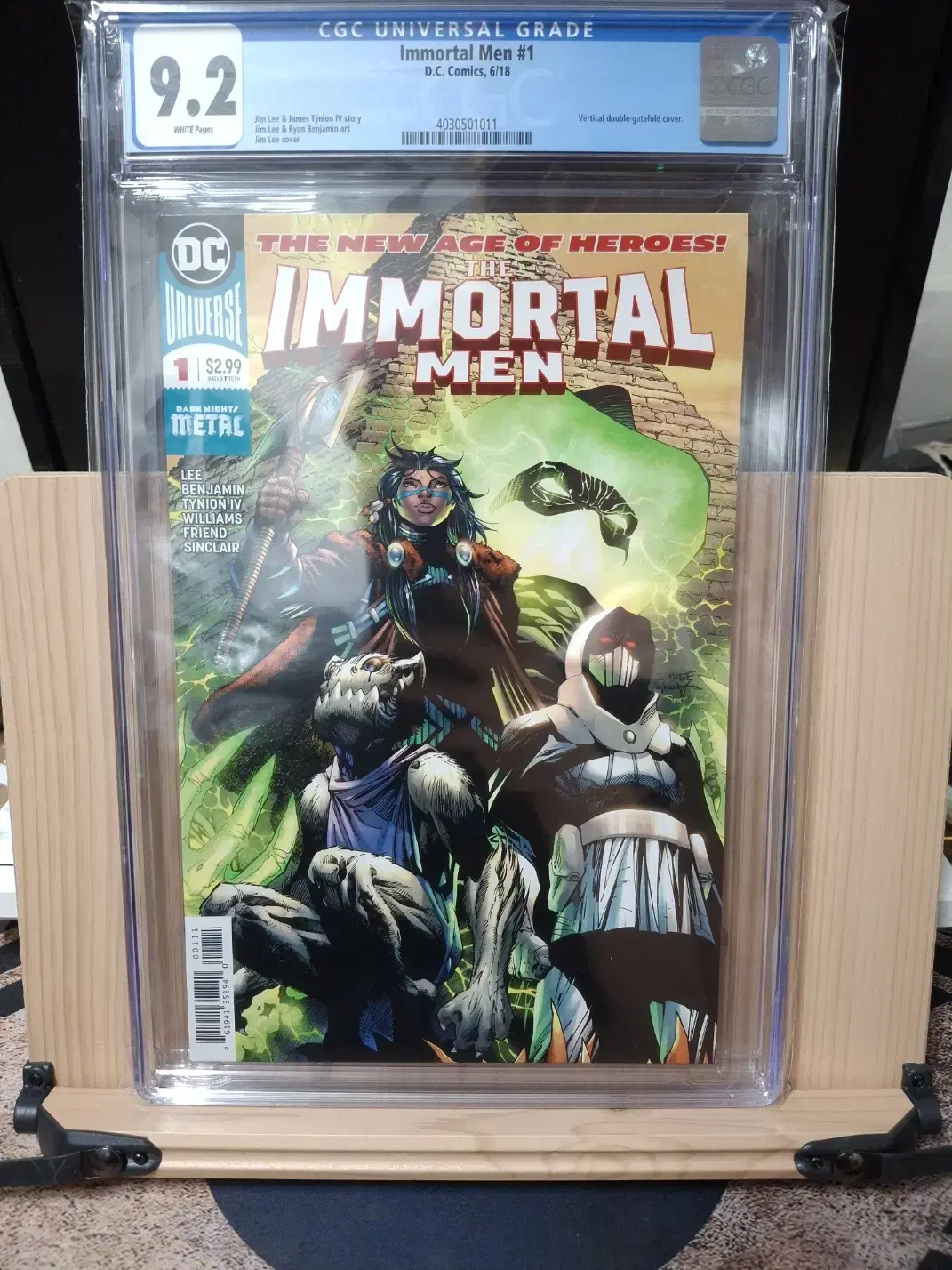 DC코믹스 Immortal Men CGC9.2등급 그레이딩 코믹스